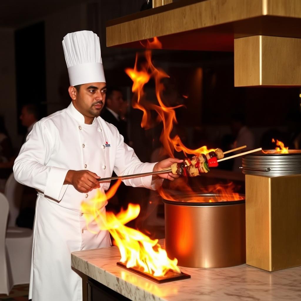 Live tandoor counter
